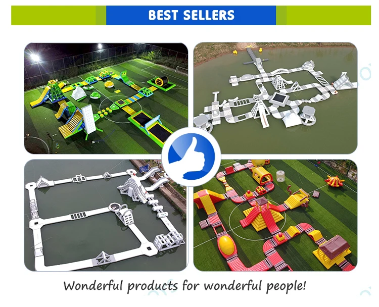 Commercial Adult Water Theme Sport Mobile Park Rides Games Amusement Inflatable Water Park For Sale