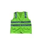 fluorescent green safety vest road tool vest high visibility reflective vest for worker