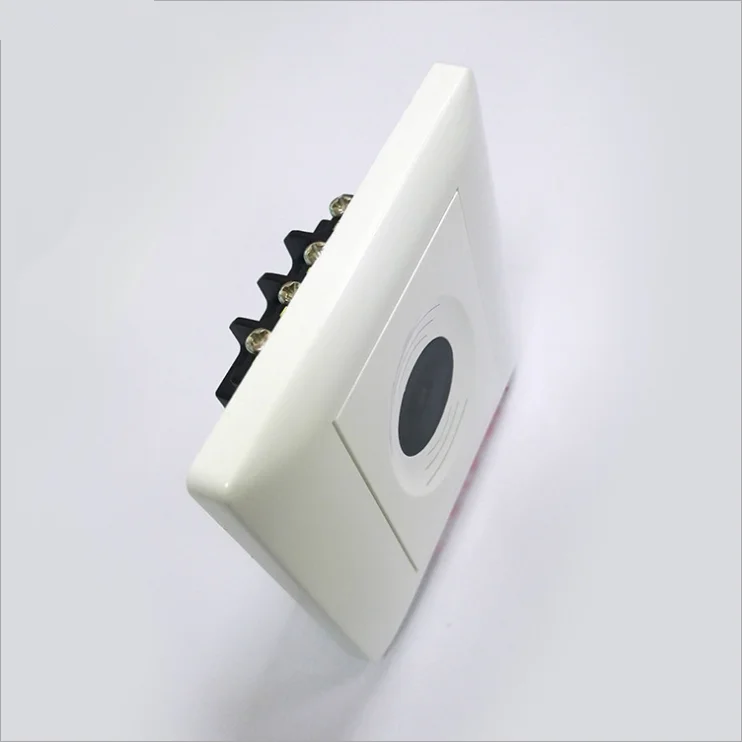 220V AC Wall Human Body Microwave Movement Detector Automatic turn off Radar Motion sensor switch for LED lighting