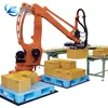 The paint bucket robot palletizing machine price is low in Post packaging line
