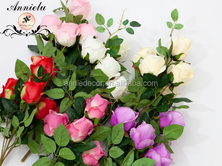 Wedding and Home Decoration Wholesale Silk Rose Artifical Flower