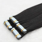 Brazilian Human Tape Hair 100% Virgin Remy Hair Tape Hair Adhesive Extension