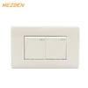 Whenzhou 2gang 2way retractable socket outlet 118mm 2gang 1way ethernet in-wall switch 110v socket outlet