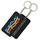 Custom Soft Flexible Brand Logo 3D PVC Key Chain Fashion Motorcycle Keychain Car Great Gift