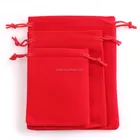 Stylish custom velvet bag drawstring jewelry pouch gift bag
