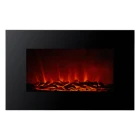 Remote Controlled Fireplace Wall Mounted Electric Heater Price Popular Wall-mounted Luxury Indoor Remote Control Electric Fireplace