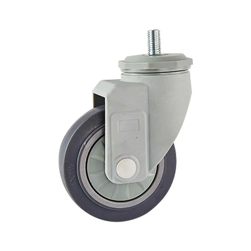 70 mm 3 Inch Total Brake Smooth Easy Rolling Floor Protective Heavy Loading Removable Nylon Chair Wheel Caster