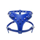 Pet Suppliers High quality Punk Rivet Leather Dog Harness Pet Vest For Small Medium Dogs