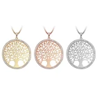 High quality custom made silver tree of life necklace
