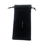 Portable microfiber screen printing drawstring optical glasses pouch with acceptable customized logo