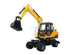 7 ton Mini Digger Wheel Hydraulic Excavator