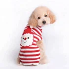 factory direct supply dog christmas sweater Santa Claus dog clothes thickened pet sweater