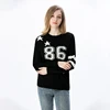 Ladies' Winter Long Sleeve O-neck Computer Knit Wholesale Cashmere Pullover Sweater Manufacturer From Dongguan