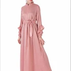 islamic women Ice velvet smooth long dress