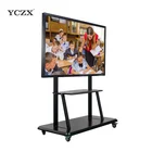 70'' LCD IR 10 points touch screen all in one interactive meeting room smart screen monitor writing whiteboard panel