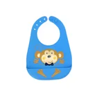 Food Grade Custom Print Funny cartoon Silicone a baby bib