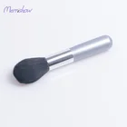 1pcs Foundation Makeup Brush Round Top Kabuki Brush Wooden Handle For Blending Liquid Cream
