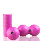 2019 whole Travel OEM Fitness High-density Round Custom Mini Heated Massage Customized Logo EPP Yoga Foam Roller Set