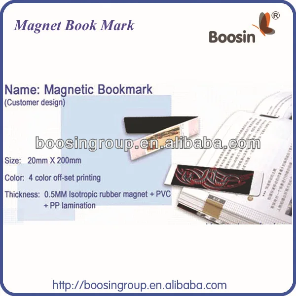 promotion magnetic book mark,new book mark