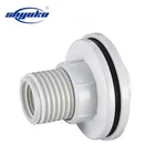 Plastic water union tank pipe fitting upvc white thread connector