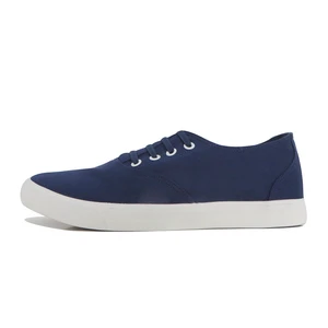 italian custom high quality black lace-up flat men canvas shoes