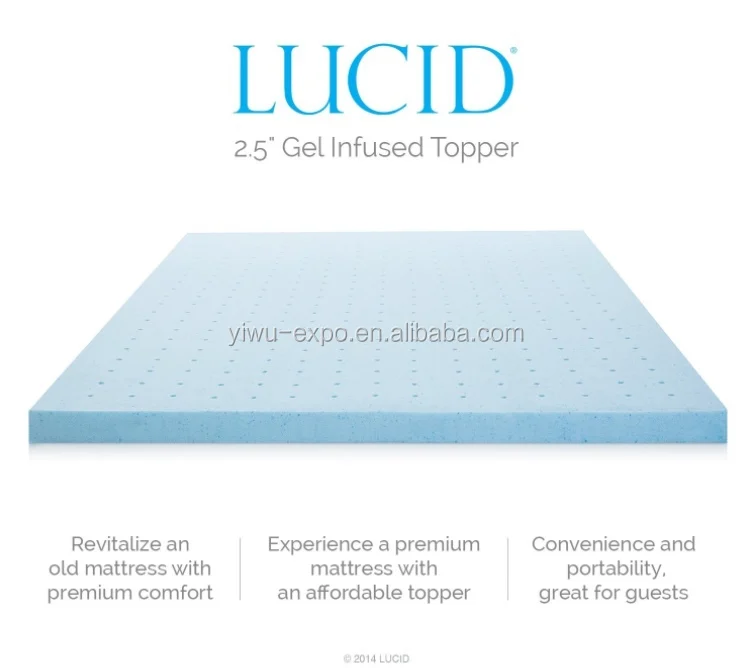 13-Inch Gel HD Memory Foam Mattress, CertiPUR-US, 25 Year Warranty, Natural Wool Sleep Surface and Bamboo Cover, Qu