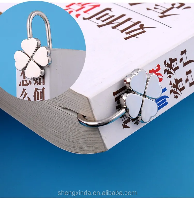 fashion design promotional custom metal printing logo bookmark