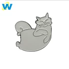 Cheap custom badge copper/silver plated badge pin soft enamel lapel pin