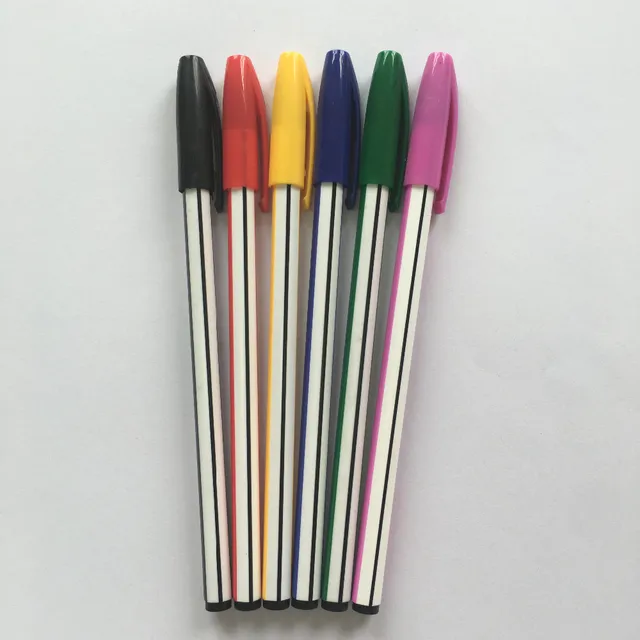 coloured ball pens