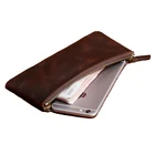 Leather Mobile Phone Bag Leather Case Pouch Purse Hand Bag for Women