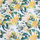 100% Cotton leaf design digital print poplin fabric for shirt
