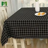cheap modern price wedding satin striped black table cloth