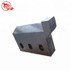 Flying rebar shearing blade for metallurgy field