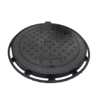 Cast iron manhole cover EN124 D400 Circular manhole cover with diameter of 700mm