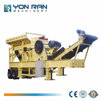 Yonran Flexible Operation Small Portable Rock Crusher For Sale With Good Price