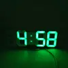 CE FCC approved 3D LED Digital Alarm Clock Multi-Function Electronic Wall Alarm Clock