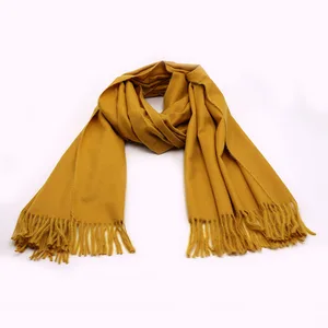 solid color acrylic scarf