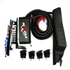Control Box - 4 Switch Electronic Relay System Module - Wiring Harness Kit With Rocker Switch Mount - LED Off Road Light