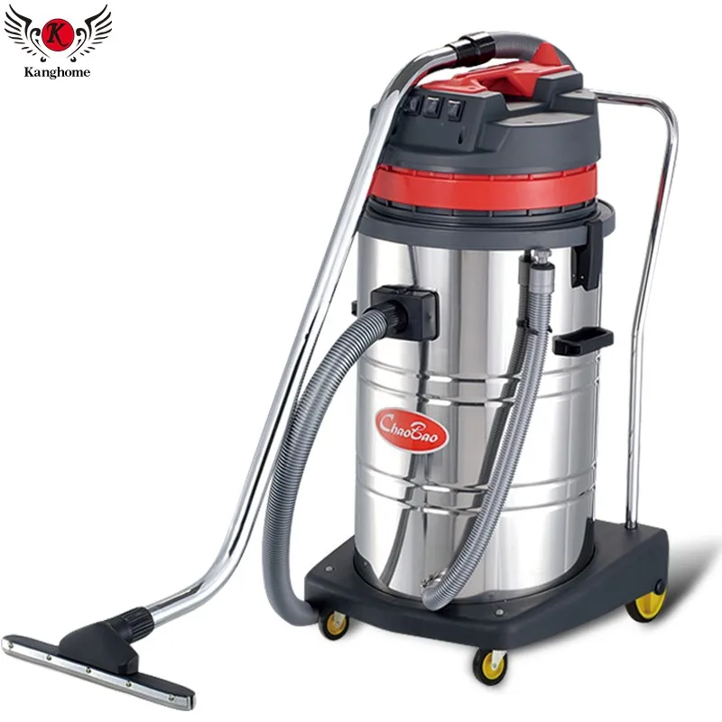 Professional 3-motor 3000W 80L High Quality Wet Dry Industrial Vacuum Cleaner for wholesales