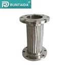 SS304 braided bellows hose stainless and carbon steel flexible metal hose pipe