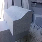 G603 light grey granite kerb stone pricing custom designs for grave