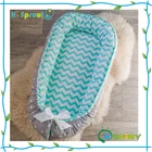 100% cotton soft chevron printed cozy baby nest