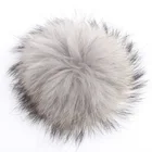 Cozy design large size quality raccoon fur balls for cap scarf