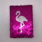 A5 Magic Bling Flamingo Sequin Notebook