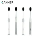 Manufacturer Wholesale 2 Pack Black Charcoal Bristles Toothbrush