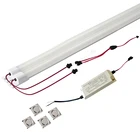 DLC 140lm/w Magnetic Mount Strip 2X4 48W 6720lm Brightness LED Linear Retrofit Kit