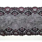 2018 new double color spandex stretch lingerie lace trim