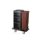 hotel room housekeeping maid cart hospital cleaning trolley wheel cleaning cart wholesale