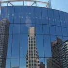 Decorative glass curtain wall facade exterior wall panels
