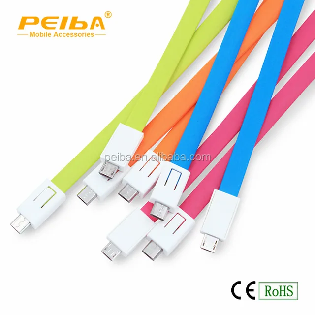 China wholesale micro usb keychain charger data cable Cell phone accessory